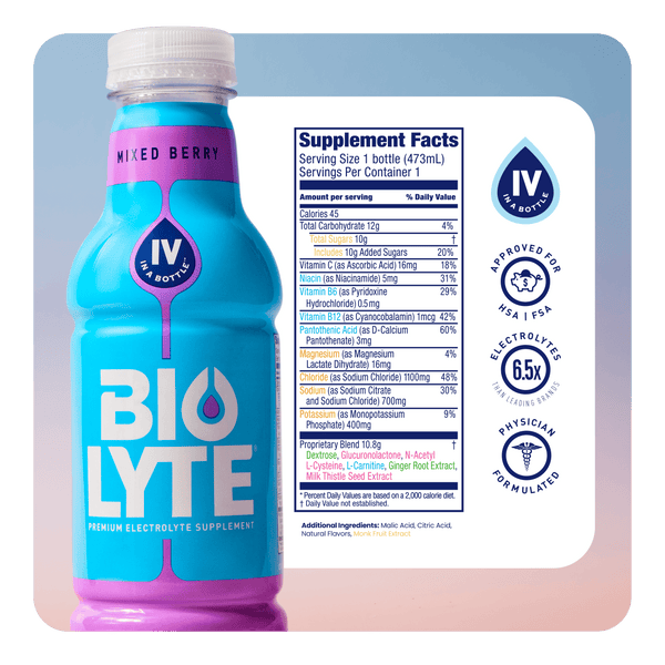 MIXED BERRY - READY TO DRINK - 12 PACK