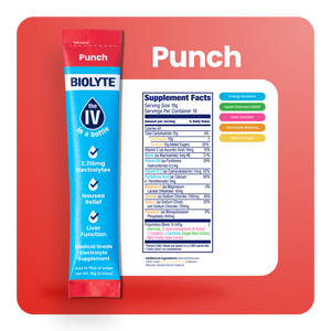 Punch - 16 stick packs BIOLYTE® On The Go!