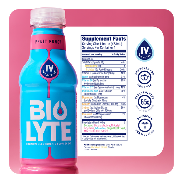 FRUIT PUNCH - READY TO DRINK - 12 PACK