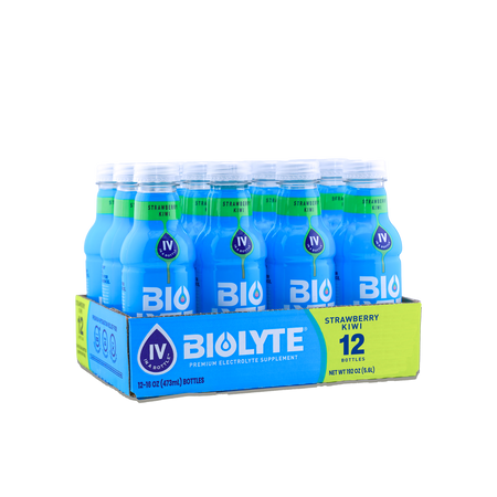 CELL FORCE σ ハイパーリピッドリキッド 500ml BIOLYTE Hydration Drink - Strawberry Kiwi 12-Pack