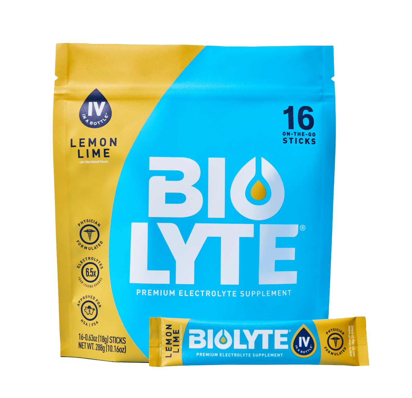 LEMON LIME - ON THE GO - 16 STICKS
