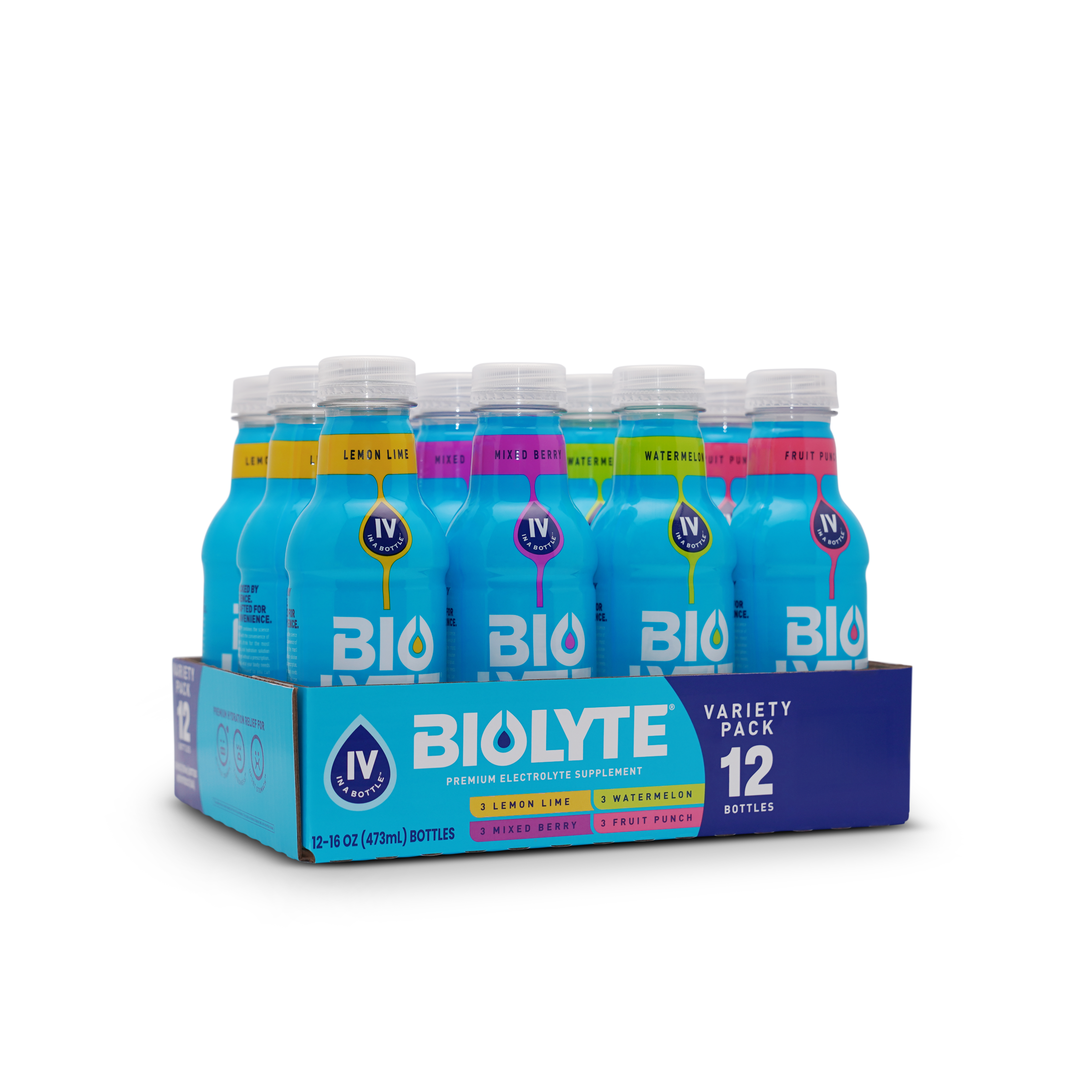 BIOLYTE Recovery Drink - Variety 12-Pack