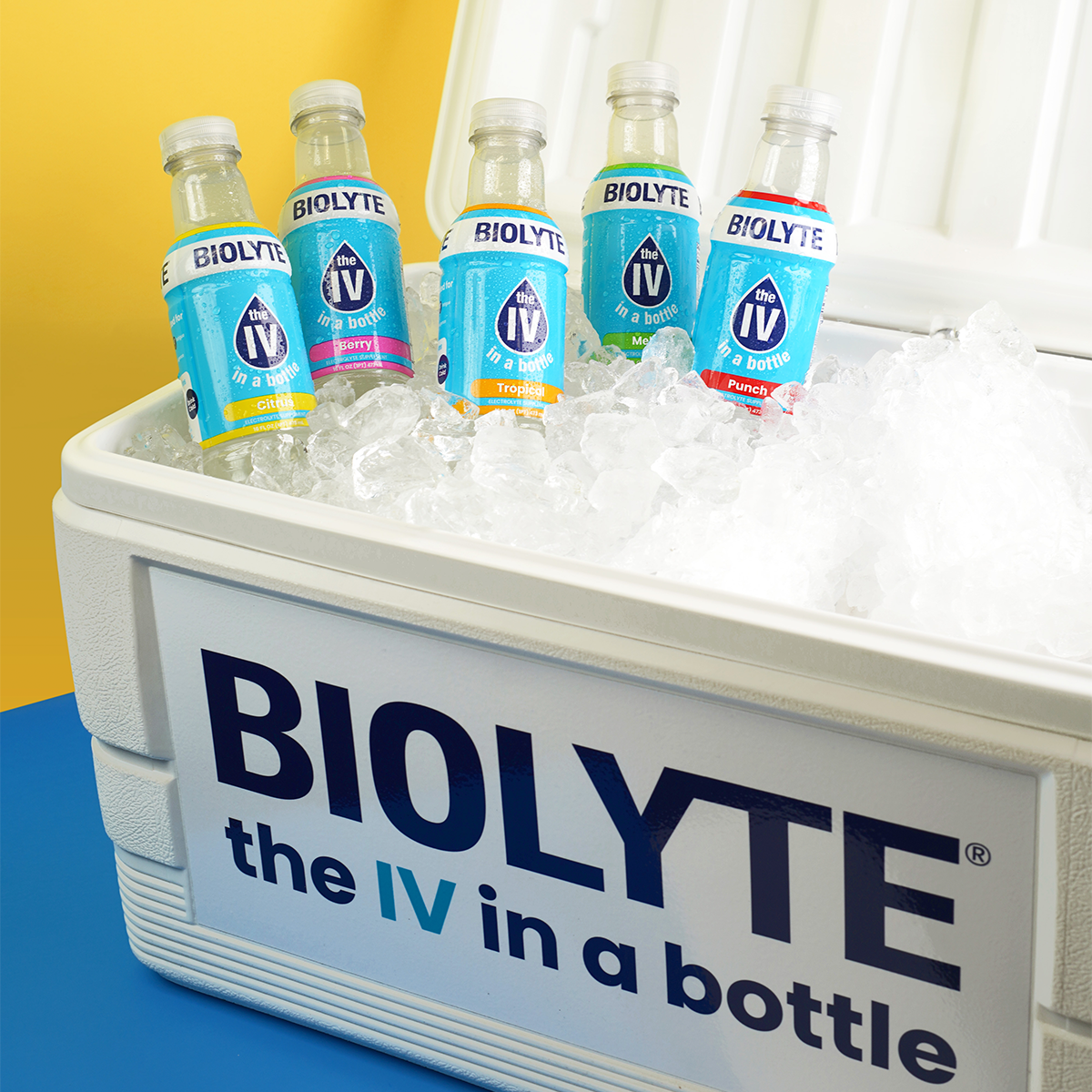 Don't forget, BIOLYTE is best if you drink cold!