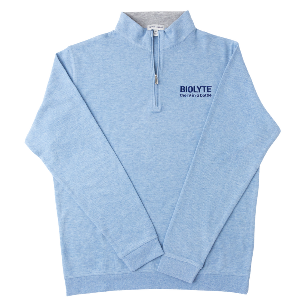 ORGANIC COTTON HEAVY FLEECE QUATER ZIP PULL OVER, Ash Gray – MARKAWARE